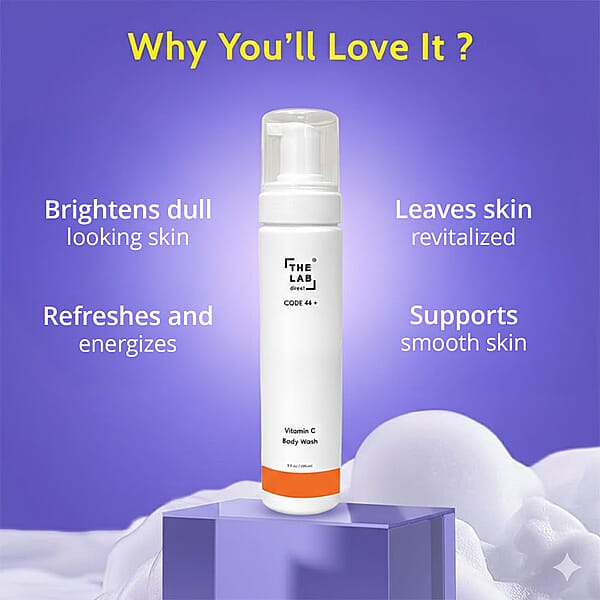 The Lab Direct Vitamin C Body Wash (9oz) Made In US (Ships In 5-7 Business Days)