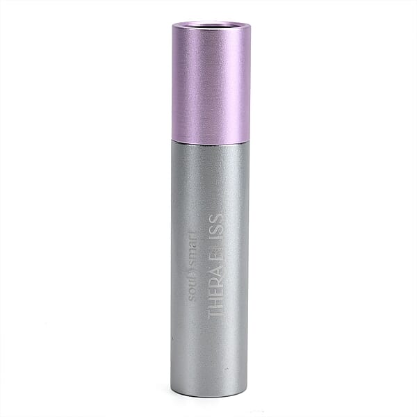 Therabliss Red Light Physiotherapy Flashlight - Silver With Purple (2200 MAh Battery Included)