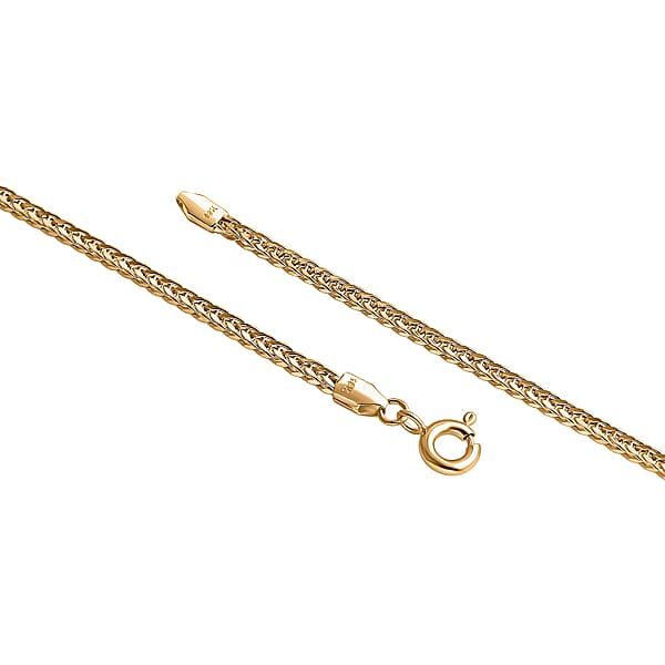 Triple Spiga Chain Bracelet In 18K Yellow Gold (7.25 In) 0.95 Grams