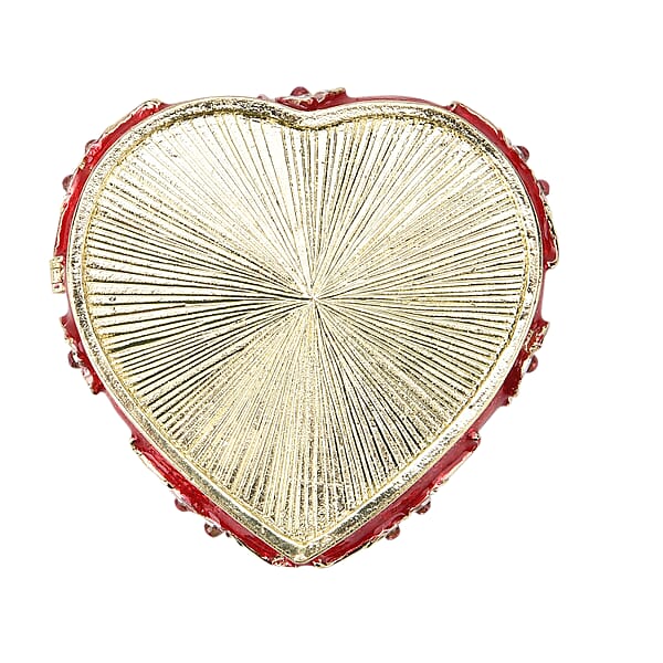 Valentine’s Special Livmore Red Hearted Design Trinket Box
