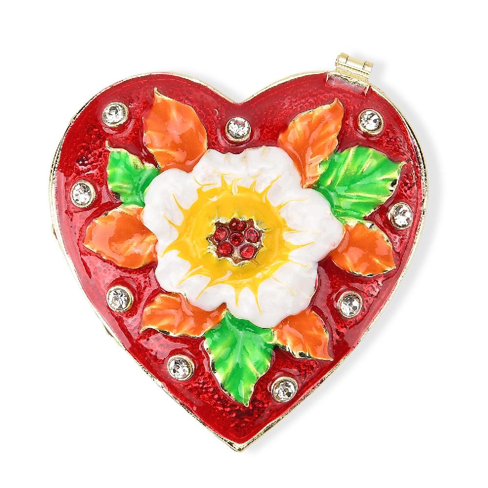 Valentine’s Special Livmore Red Hearted Design Trinket Box