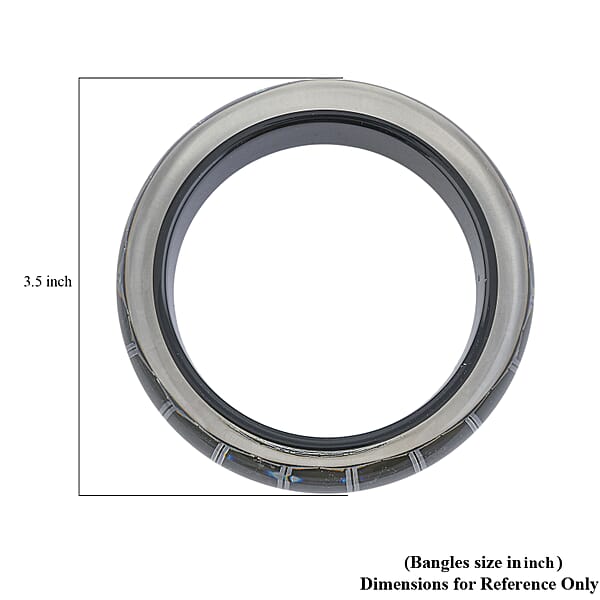 Valentine Special Calvin Klein Closeout Stainless Steel Abstract Bangle Bracelet (8.00 In)