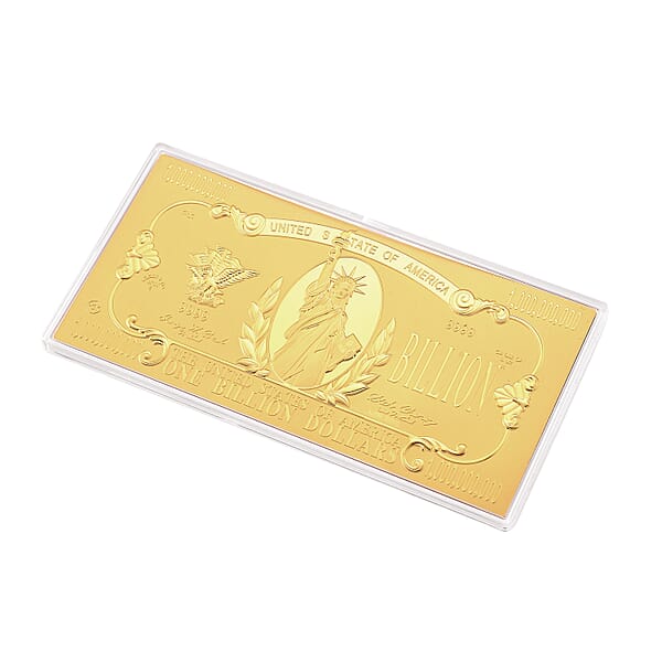 Valentine Special Deal 24K Golden A Billion Reasons To Believe In Gold Embossed Sheet (15.5x7.5cm) 100mg