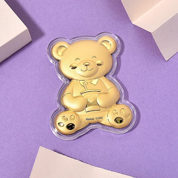 Valentine Special Deal 24K Golden Forever Love Teddy Embossed Sheet 10mg