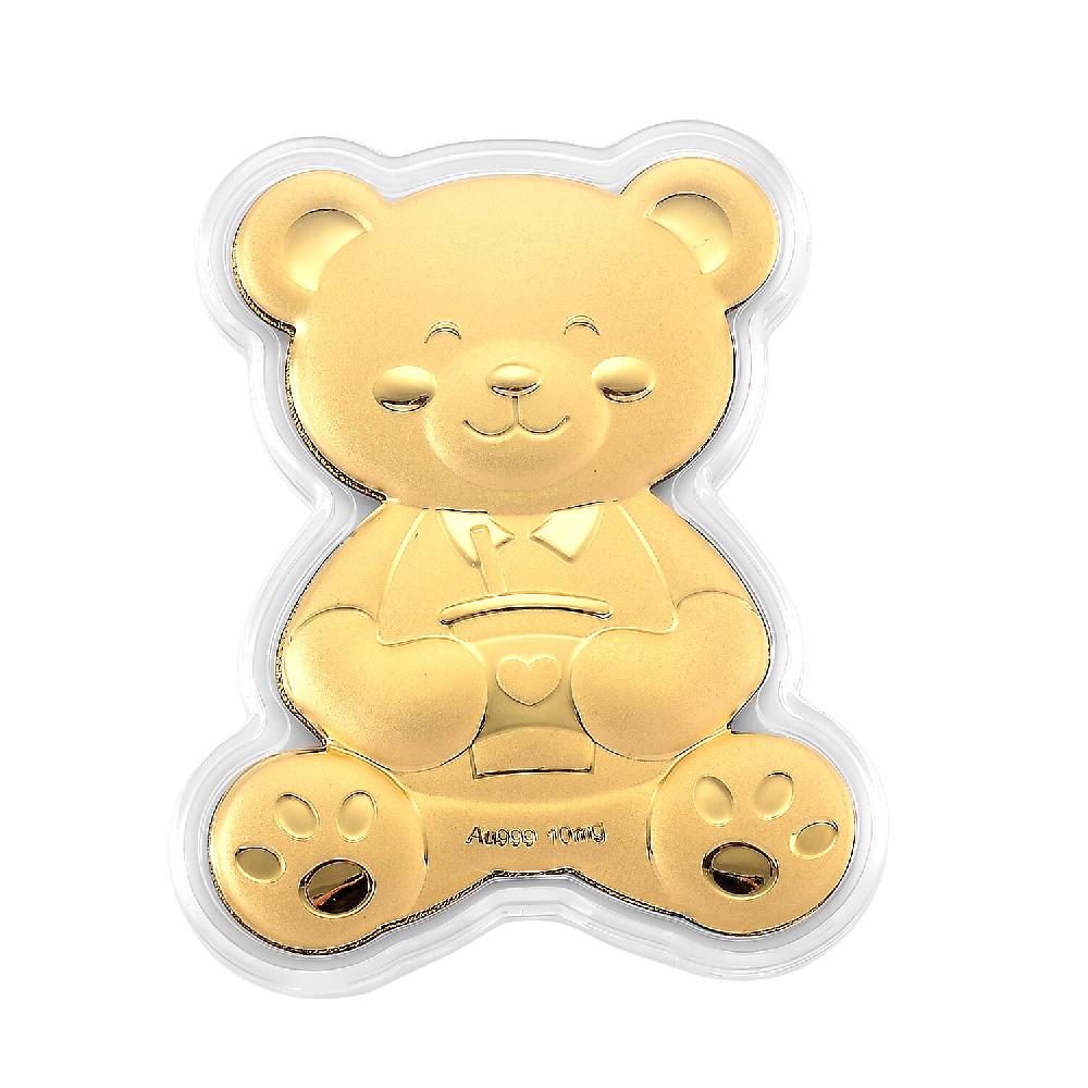 Valentine Special Deal 24K Golden Forever Love Teddy Embossed sheet 10mg