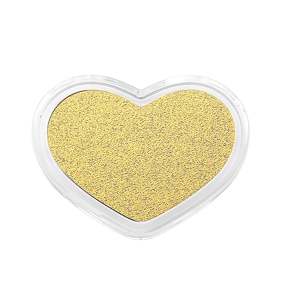 Valentine Special Deal 24K Golden Heart Of Forever Embossed Sheet 10mg