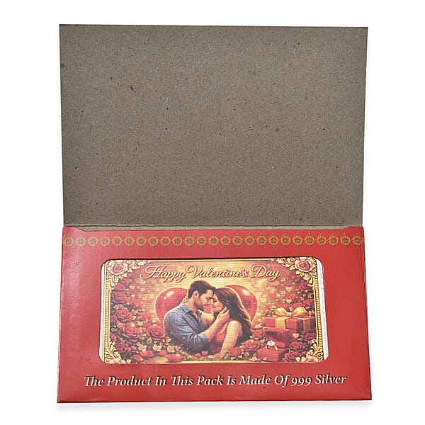Valentine Special Deal 999 Fine Silver Season Of Renewal Emboss Sheet 1g