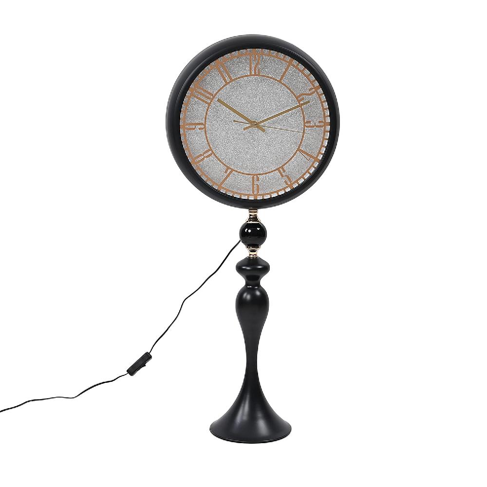 Value Buy Black 83CM Wall Clock with Cob Light Belt