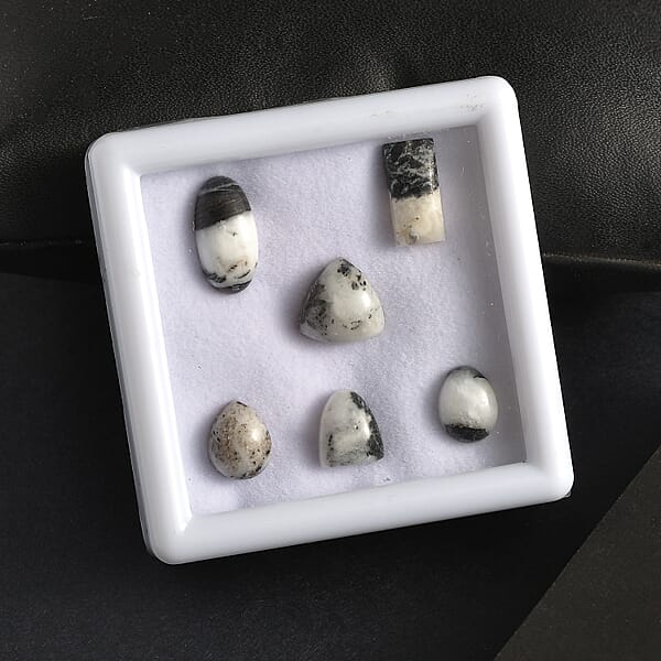 White Buffalo Assorted Box (Mix Mix Mm) 15.00 Ctw Loose Gemstone