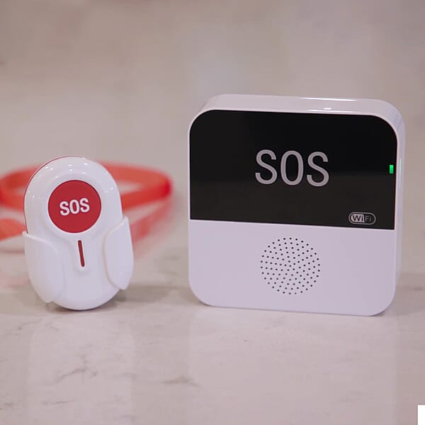 Wifi Multifunctional Pager Receiver Supported By Smartphone APP Call Button Emergency Alert Button