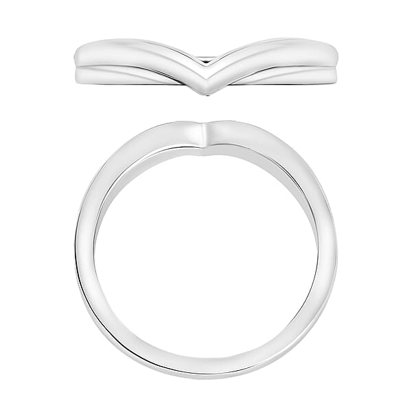 Wishbone Ring In 10K White Gold 5 Grams (Del. In 10-12 Days)