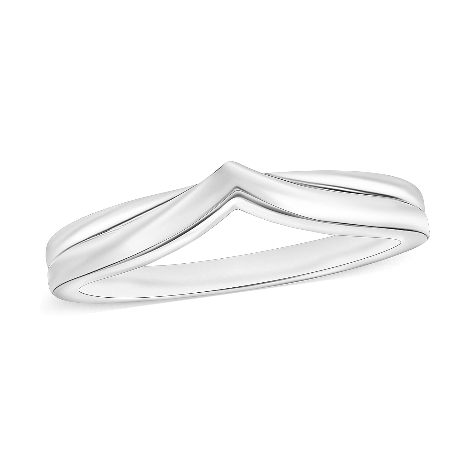 Wishbone Ring in 10K White Gold 5 Grams (Del. in 10-12 Days)