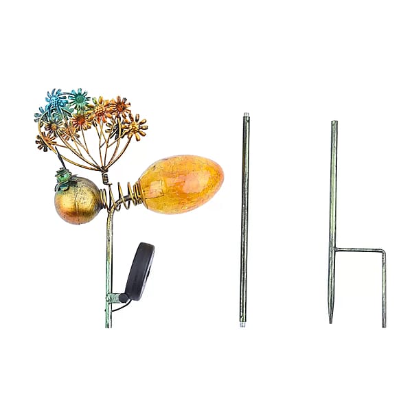 Yellow Bee Stake Pathway Solar LED Light Outdoor Decorative Solar Lights With Stake For Lawn Garden Yard Pathway Decorations