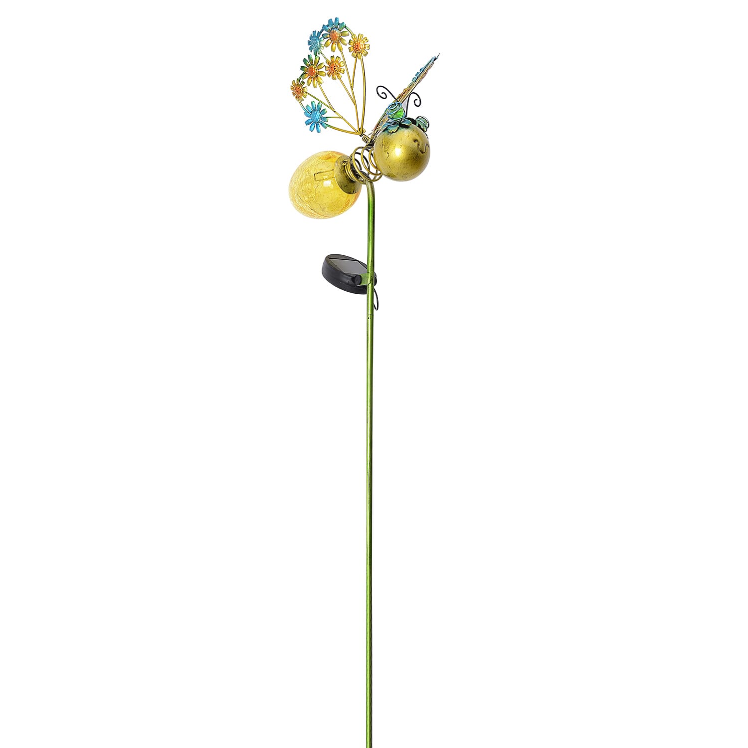 Yellow Bee Stake Pathway Solar LED Light Outdoor Decorative Solar Lights with stake For Lawn Garden Yard Pathway Decorations